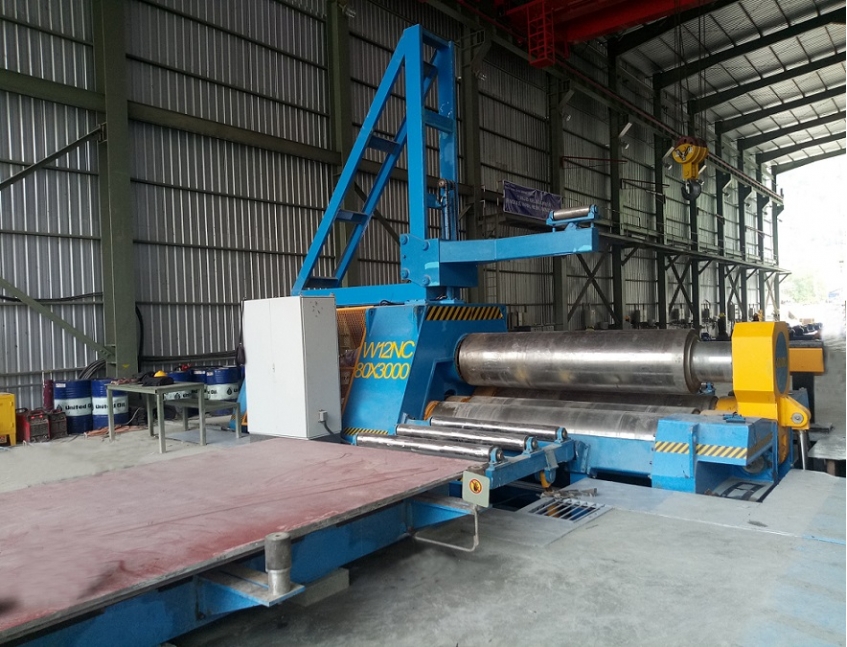 W12NC-80x3000 4 Rollers Plate Bending Machine